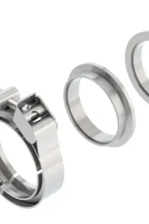 Borla Exhaust Borla Universal 2.25in Stainless Steel 3pc V-Band Clamp w/ Male and Female Flanges Seasonal Sale