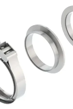 Borla Exhaust Borla Universal 3in Stainless Steel 3pc V-Band Clamp w/ Male and Female Flanges Hassle-Free Returns