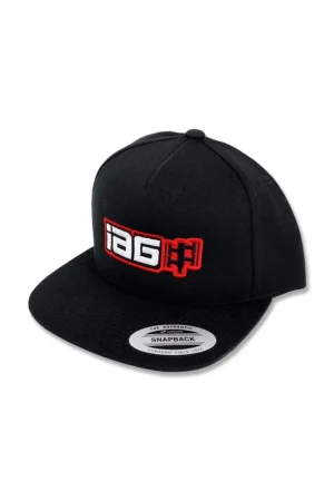 IAG Performance Boxer Logo Embroidered Snapback Cap - Black Clearance