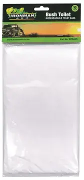 Ironman 4x4 Bush Toilet Replacement Biodegradable Bags - 10 per Pack Hot Deal