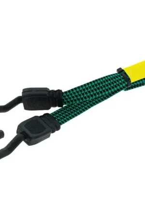 Hulk 4x4 Fat Bungee 60cm Green 19mm Wide Non Scratch Hook Reduced Price