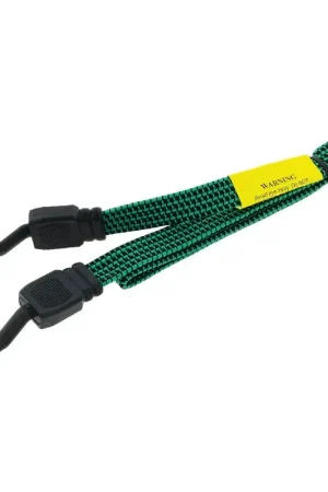 Hulk 4x4 Fat Bungee Strap 100cm Green Tie Down Non Scratch Hook Authentic
