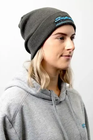 Superior Engineering Grey Beanie with Black Outline Logo Each Clearance