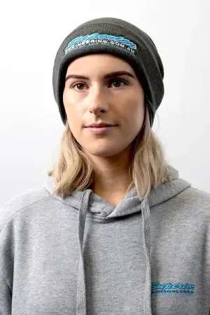 Luxury Superior Engineering Grey Beanie with White Outline Logo Each