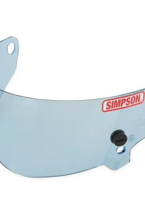 Simpson Racing Helmet Replacement Shields - Hi-Definition Blue - Bandit Super Bandit Drag Bandit Bargain
