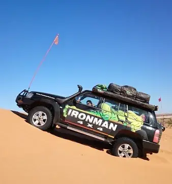 Fast Shipping Ironman 4x4 High Mount Flag - 1.8m With red LED