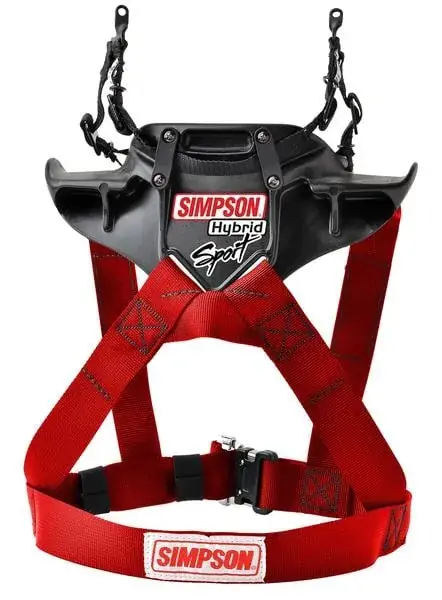 Simpson Racing Hybrid Sport Special Edition - M61 Quick Release/Dual End Tether Kit- Red Trusted Brand