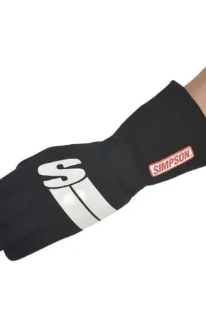 Simpson Racing Impulse Gloves - XX-Large - Black No Minimum Order