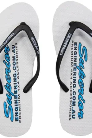 Superior Engineering Ladies Thongs- White Pair Size 6 Free Delivery