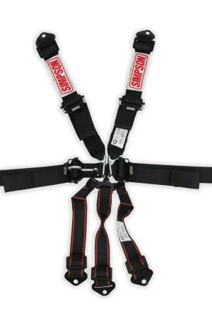 Get Yours Simpson Racing Latch & Link Harness 2" Double Pull down SFI 16.1 - 7-point Bolt in