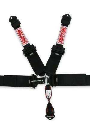 Affordable Simpson Racing Latch & Link Harness 3" Double Pull down 3-2 Shoulder SFI 16.1 - 5-point Bolt in