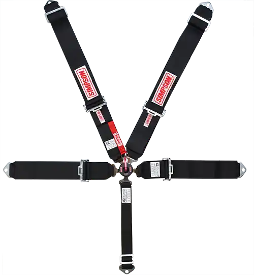Simpson Racing Lever Camlock Harness - Platinum Fast Shipping