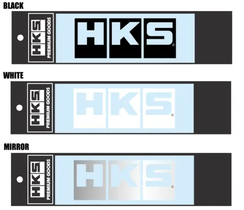 HKS LOGO Sticker W135 BLACK New Release