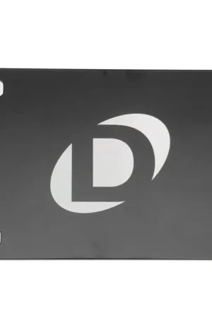 Dinan Marque Plate - Black Stainless Steel - Centered Logo Express Delivery