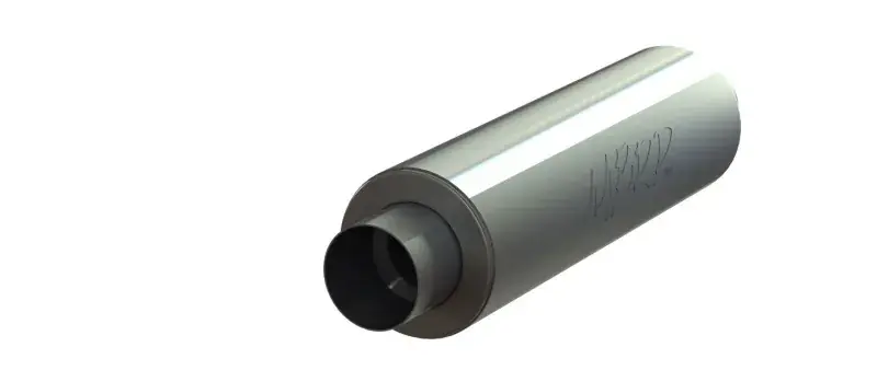 Holiday Sale MBRP MBRP Universal 5in ID Inlet/Outlet 31in Single Muffler Aluminum