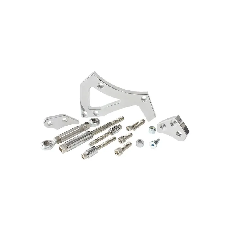 Limited Time Aeroflow Mid Mount Alternator Bracket - Black (Ford 302-351C - Driver Side)