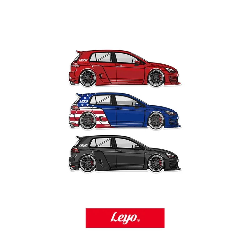 Leyo Motorsport MK7 GTI Sticker Pack Deal