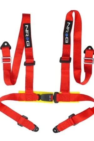 Factory Price NRG NRG 4 Point Seat Belt Harness / Buckle Lock- Red