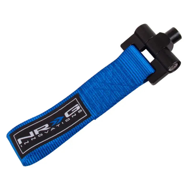 Discount NRG NRG Bolt-In Tow Strap Blue - Nissan 350Z 02-03 / Infiniti G35 02-03 (5000lb. Limit)