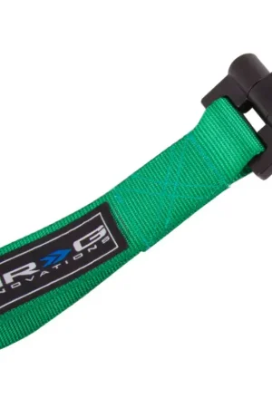 Discount NRG NRG Bolt-In Tow Strap Green- BMW E30 (5000lb. Limit)