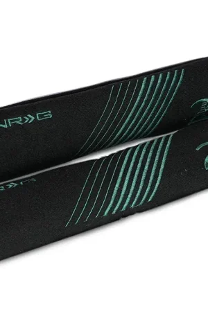 Seasonal Sale NRG NRG Seat Belt Pads - 20 Year Anniversary - 11in. Length Black w/ Emerald Green Stitching - 2pc