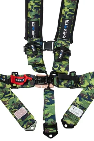 Save Now NRG NRG SFI 16.1 5pt 3in. Seat Belt Harness/ Latch Link - Camo