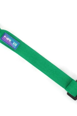 NRG NRG Universal Tow Strap 24in Adjustable - Green Secure Checkout