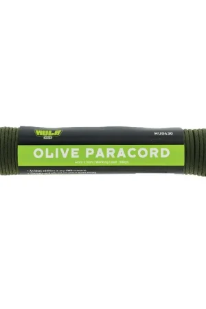 Hulk 4x4 Paracord Olive 30M High Strength Blend 88Kgs Load Express Delivery