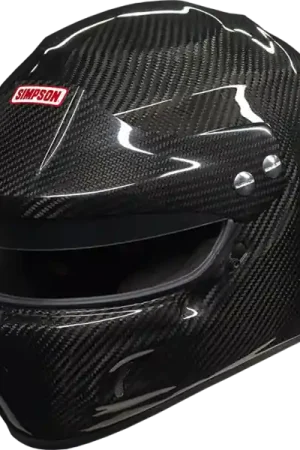 Seasonal Sale Simpson Racing PEAK VISOR FOR DEVIL RAY HELMET - Carbon Fiber - Fits XS-M Devil Ray Helmets