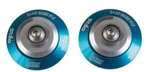 Stilo Post Anchors Blue Compatible with SAH helmets Money Back Guarantee