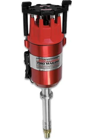 MSD Pro Mag 20 Amp Generator, Chevy V8, Tall, The 20 Amp magneto is a favorite in alcohol slurping engines such Sportsman Dragsters and Quick-8 racers. Get Yours