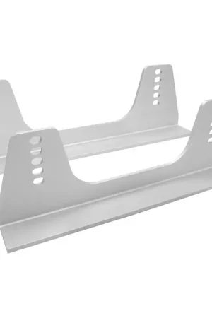 Exclusive Proflow Proforce Seat Mount Aluminium Natural Universal. Heavy Duty 125mm Tall Pair