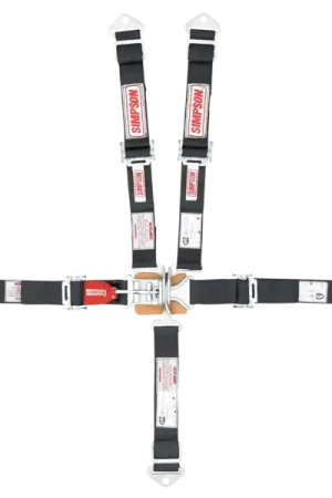 Top Pick Simpson Racing Quarter Midget Harness - Black