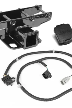 Fast Shipping Rugged Ridge Receiver Hitch Kit Jeep Logo 07-18 Jeep Wrangler