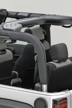 Rugged Ridge Roll Bar Cover Black Vinyl 07-18 Jeep Wrangler JK Handmade