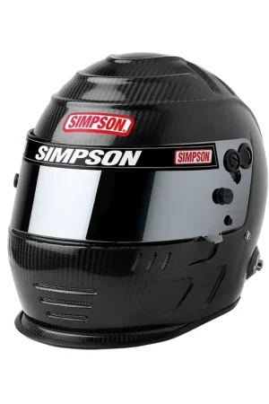 Simpson Racing SA2020 Carbon Speedway Shark Racing Helmet - 7 1/8 - Carbon Fiber Flash Sale