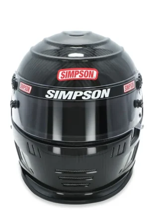 Simpson Racing SA2020 Carbon Speedway Shark Racing Helmet - 7 3/8 - Carbon Fiber Express Delivery