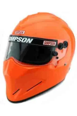 Simpson Racing SA2020 Diamondback Racing Helmet - 7 3/8 - Safety Orange Cheap
