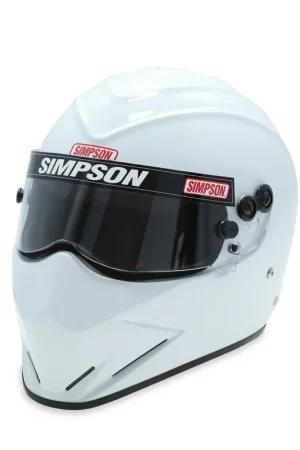 Limited Time Simpson Racing SA2020 Diamondback Racing Helmet - 7.5 - White