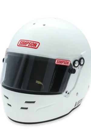 Mega Sale Simpson Racing SA2020 Viper Racing Helmet - Medium - White