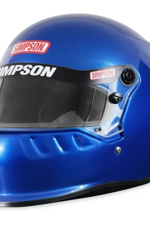 Simpson Racing SD1 Helmet - XL BLUE Save Now