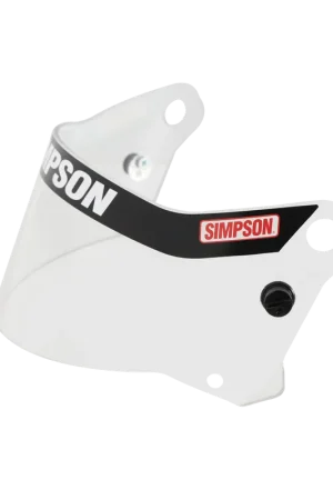 Fresh Stock Simpson Racing SD1 Helmet Replacement Shield Anti Scratch - Clear Shield for the SD1 Helmet
