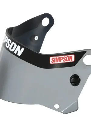 Simpson Racing SD1 Helmet Replacement Shield Antifog/Scratch - Chrome shield for the SD1 Helmet Top Rated