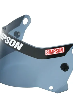 Simpson Racing SD1 Helmet Replacement Shield Antifog/Scratch - Dark Smoke Shield for the SD1 Helmet Limited Edition