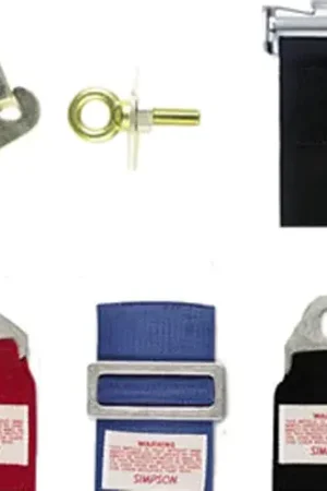 Simpson Racing Seatbelt Mounting Hardware - 2" Bar Slide - Pair Super Sale